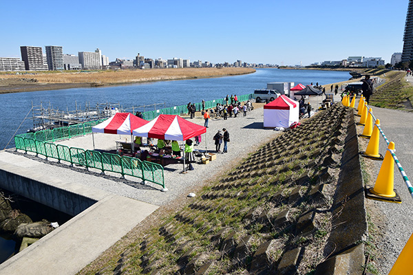 2022年3月開催の六郷渡場フェスのイメージ画像です